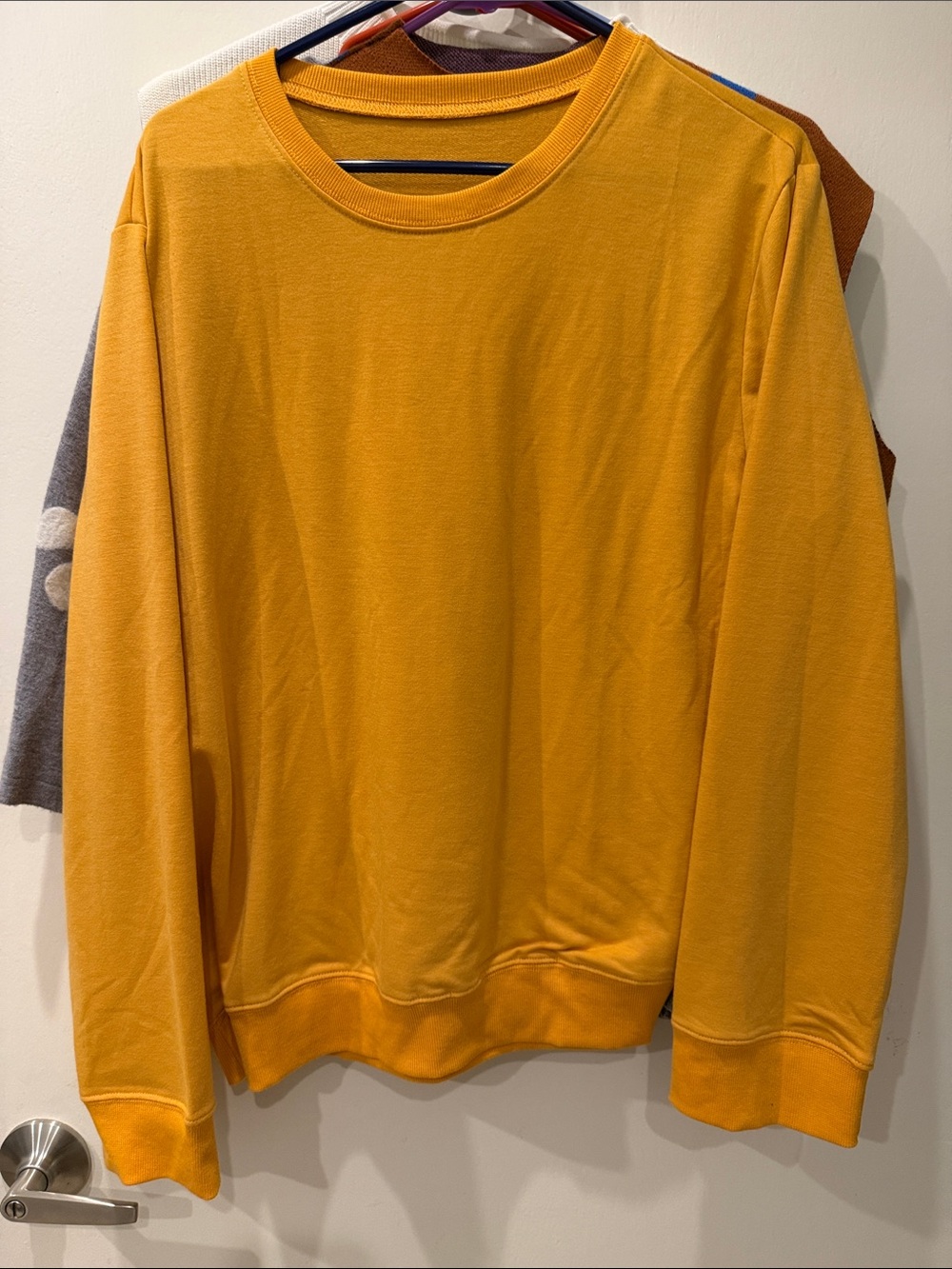 Women’s Crewneck Sweater in Mustard (Unbranded)